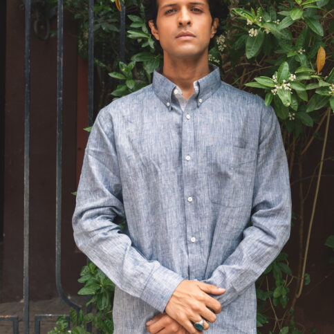 Linen Classic Collar Shirt