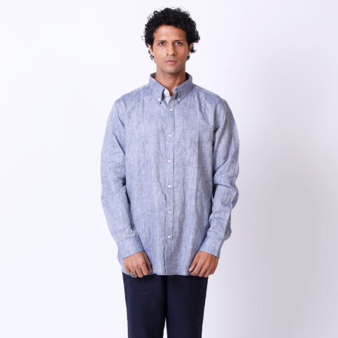 Linen Classic Collar Shirt