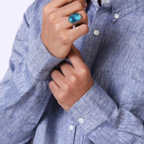 Linen Classic Collar Shirt