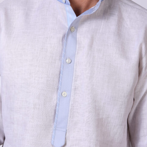 MM Trim Linen Shirt