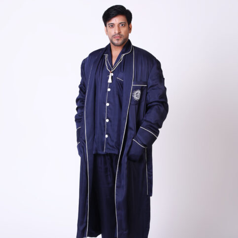 Modal Satin Dressing Gown