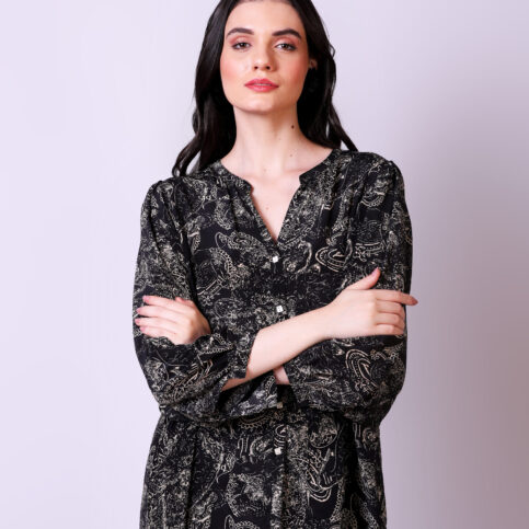 Paisley Printed CDC Blouse