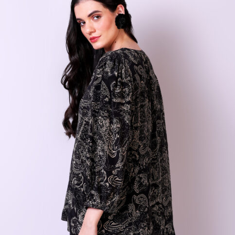 Paisley Printed CDC Blouse