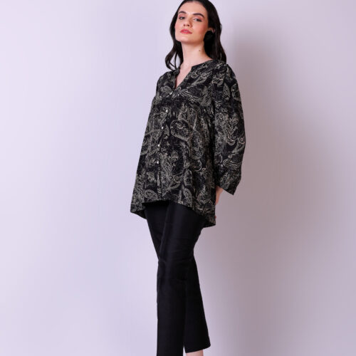 Paisley Printed CDC Blouse