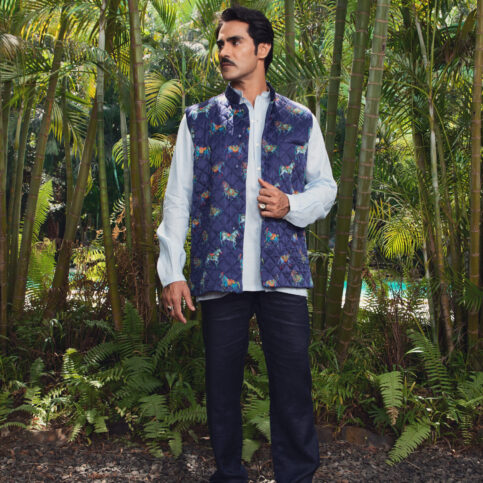 Quilted Horse Printed Coti