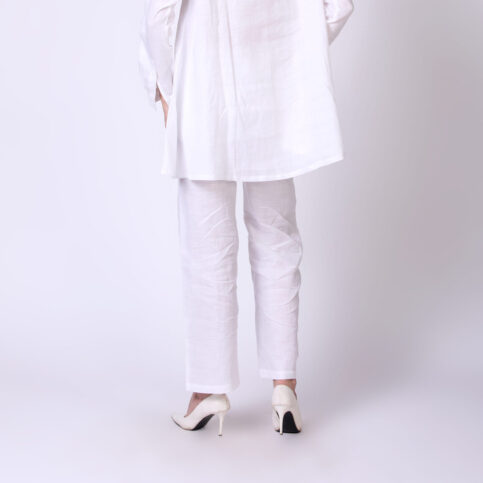 Ramie Linen Drawstring Pant