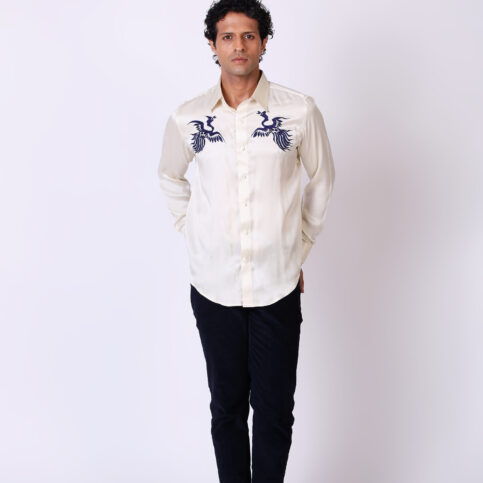 Sandwash Handpainted Phoenix Shirt