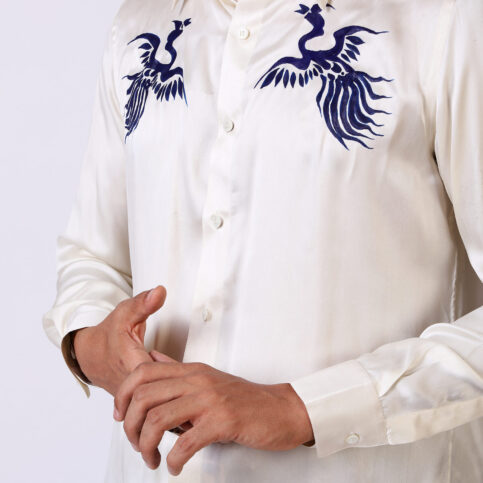 Sandwash Handpainted Phoenix Shirt