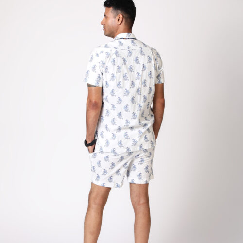 Seahorse South Indian Cotton Bowling Shirt + Short Set