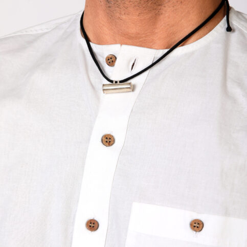 Southindian Cotton No Collar Shirt