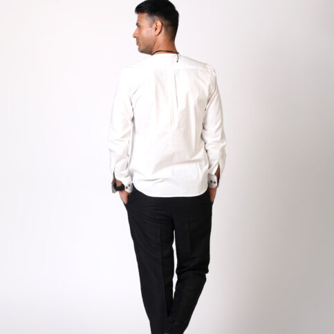 Southindian Cotton No Collar Shirt