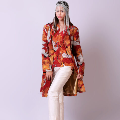 Stork Printed CDC Jacket