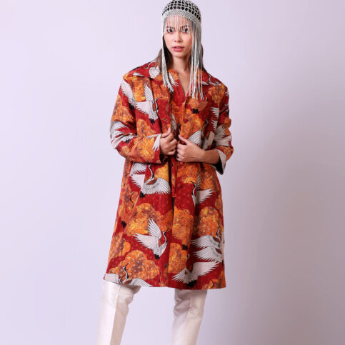 Stork Printed CDC Jacket