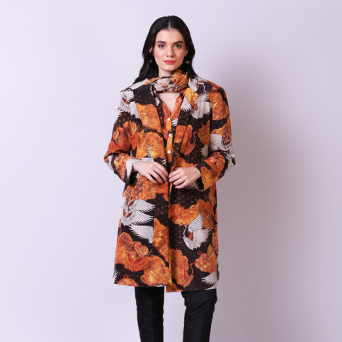 Stork Printed CDC Jacket