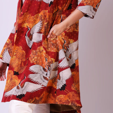 Stork Printed CDC Jacket