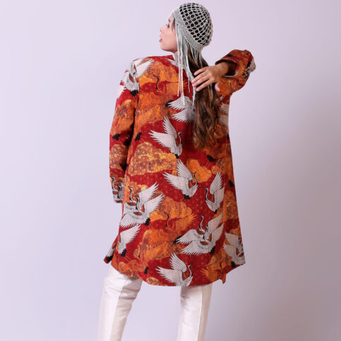 Stork Printed CDC Jacket