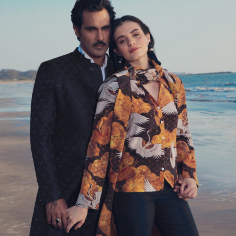 Stork Printed CDC Jacket