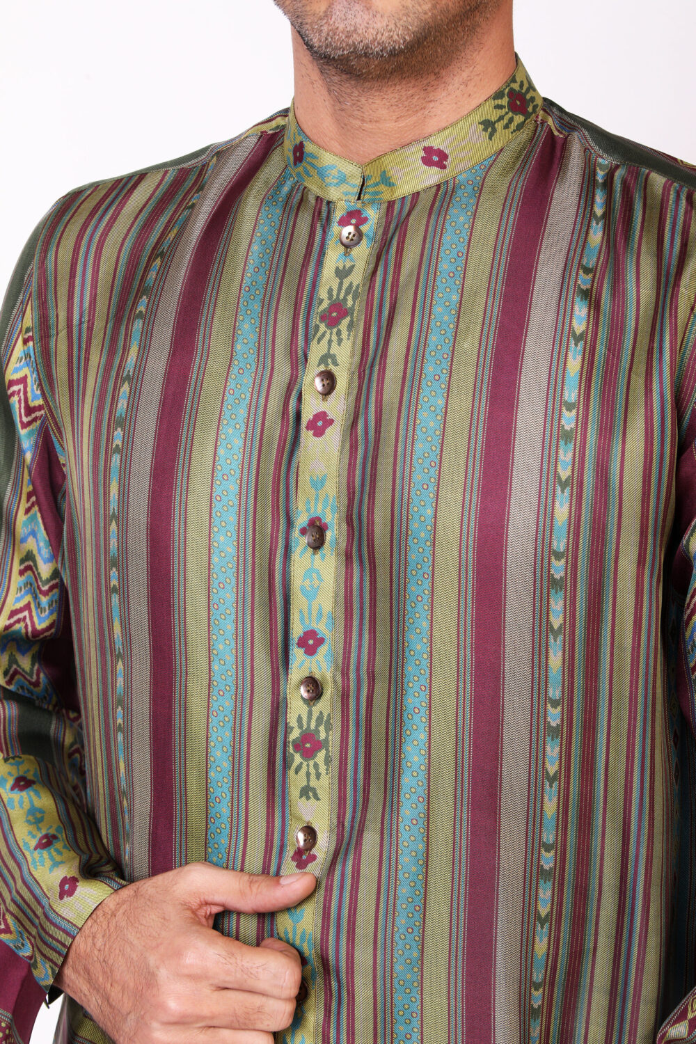 Tibetan Striped Shirt
