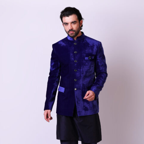 Velvet Nehru Jacket