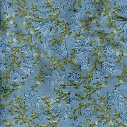 Cotton Voile Jaal Print with Gadd & Border