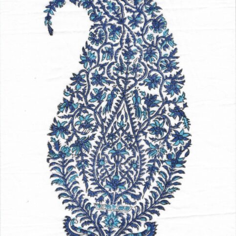 Cotton Voile Keri Hand Block Boota