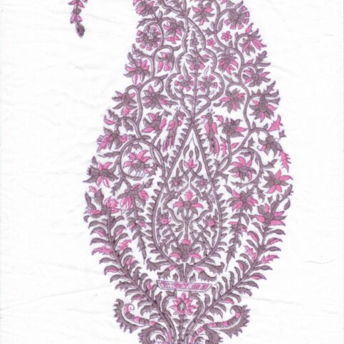 Cotton Voile Keri Hand Block Boota