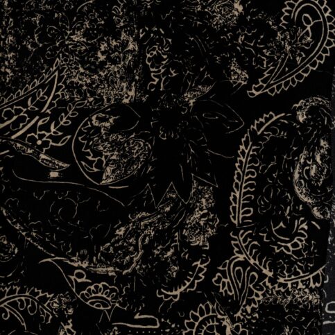 Crepe Silk Paisley Print