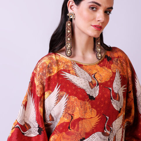 Embroidered Earrings