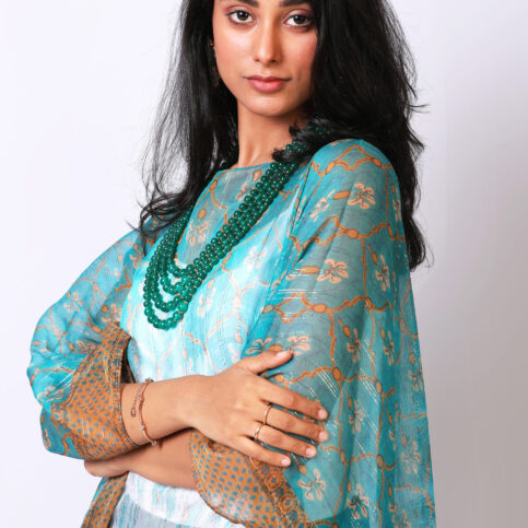 Emerald 3 Layered Necklace