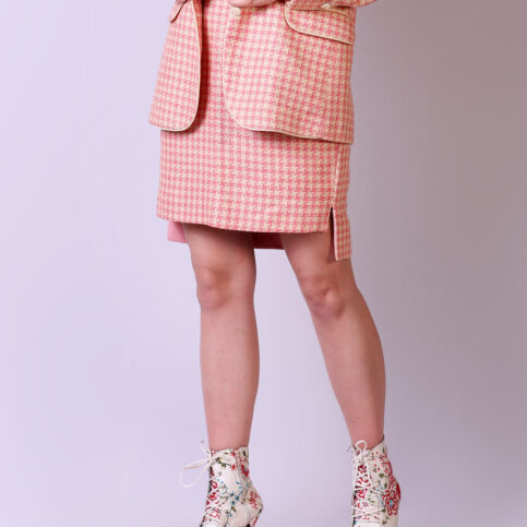 Handwoven Matka Silk Skirt