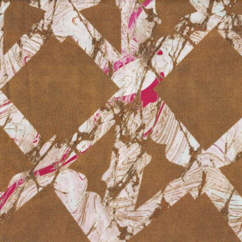 Modal Satin Ajrak Marble Print