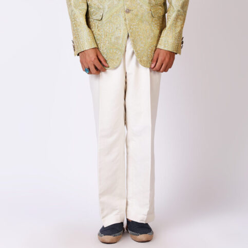 Handwoven Raw Silk Trouser