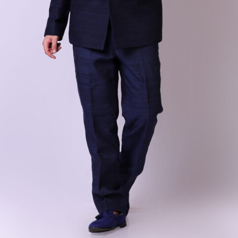Handwoven Raw Silk Trouser
