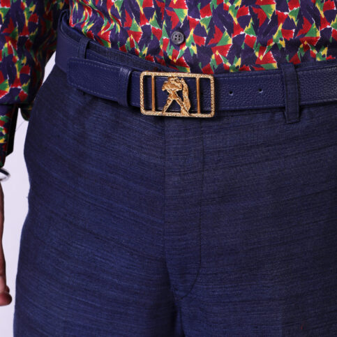 Belt with Zodiac Buckle (Aquarius)