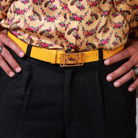 Belt with Zodiac Buckle (Cancer)