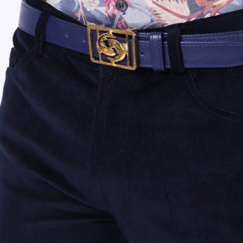 Belt with Zodiac Buckle (Pisces)