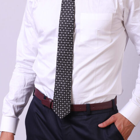 Silk Tie- Geometry Printed