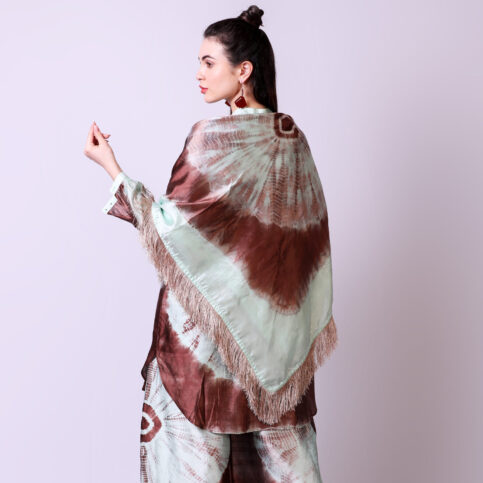 Tie-dye Silk Stole
