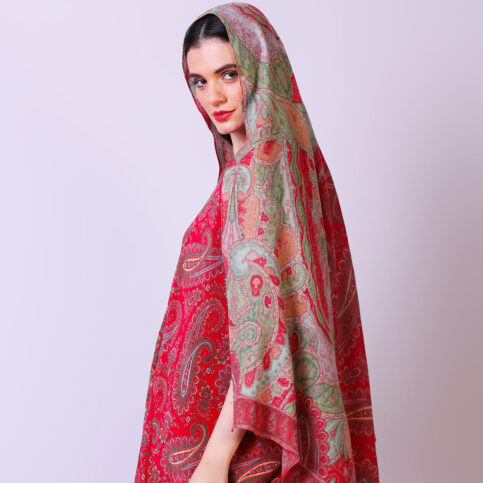 Woolen Shawl Jamawar Printed