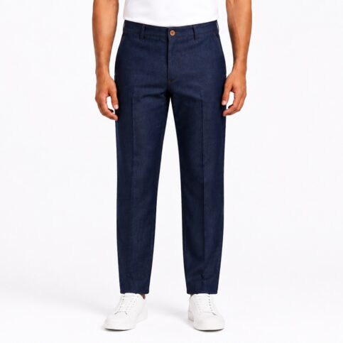 Mens mersurised cotton denim jeans
